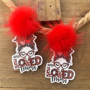 Earrings valentine day stud backing earrings